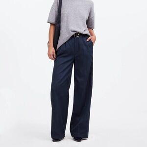 EUC Madewell Harlow Wide-Leg Pant in Deep Indigo